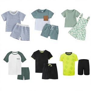 Kits de vêtements en coton pour enfants neufs, de 0 à 12 ans, modèle TZ-025, origine Guangdong, 99999 pièces en gros - Product Image 1