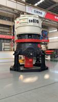 Concasseur à cône hydraulique monocylindre robuste de haute qualité avec moteur AC et pompe, haute productivité, capacité de 157-405 t/h
