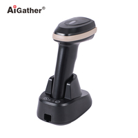 Escáner de Códigos de Barras Manos Libres con Sensor Automático, Lector de Códigos QR Inalámbrico Bluetooth, Escáneres de Códigos de Barras para Inventario de Almacenes