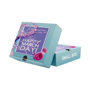 Tùy Chỉnh Cmyk Vàng/Bạc Sóng Giấy Bao Bì Hộp Matte Lô Nhỏ Vận Chuyển Cho Quần Áo Giày Quà Tặng Sản Xuất - Product Image 5