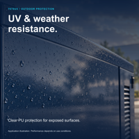 Film de protection en polyuréthane transparent 3M7070UV pour panneaux de bus, rampes d'escalier et kiosques