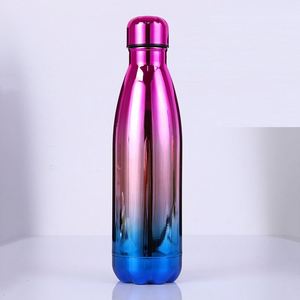 Custom 500Ml Electric Plating Stainless Steel Thermos Insulated Cross-Border Gift Sports <b>Bowling</b> Coke Water Bottle Flask - Product Image 4