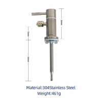 Keran Ionizer Baja Tahan Karat SS304 Mesin Ionizer Air Alkali untuk Filter Air Pemurni Air