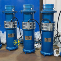 Équipement de fontaine cascade pare-balles QSP Pompe de jardin submersible multi-étages à moteur AC 380V-660V 2-10HP en fonte/SS304 3