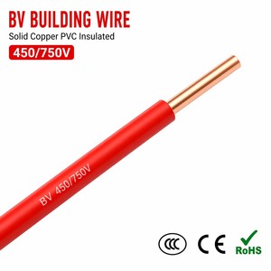 Fil électrique BV de qualité supérieure, en cuivre, isolé en PVC, câble conducteur en cuivre massif, fiable pour le câblage électrique domestique - Product Image 1