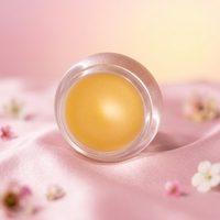 Baume à lèvres liquide végétalien hydratant et réparateur aux saveurs de fruits et de fleurs pour le soin des peaux mortes, facile à transporter
