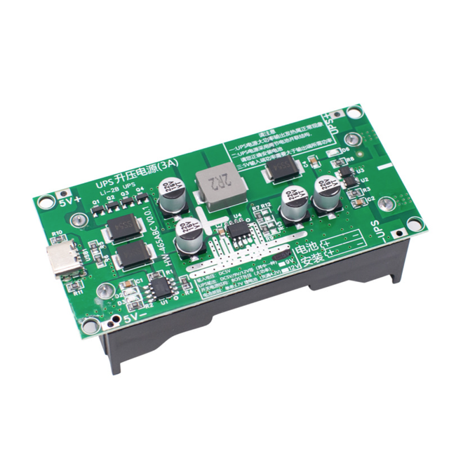 3A High Power 18650 Battery Boost Module 5V/9V/12V Charging Board UPS Uninterruptible Power Supply