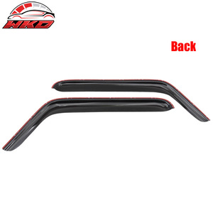 Visera acrílica para ventana, protector solar y contra la lluvia, compatible con Jeep Wrangler JK 2DR 07-18 - Product Image 5