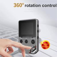 Reproductor MP3 HiFi sin Pérdidas con 360 °   Rueda de desplazamiento, 128 GB expandibles, doble entrada para auriculares y radio FM