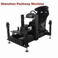 4 Dof Motion Platform AC220V Servo Motor Car Simulator Ethernet Pc Game Simulador de conducción con controlador integrado