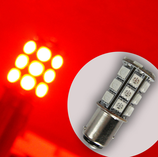 24V 10-30V Marine Light RED GREEN WHITE 18LED 27LED BA15D BAY15d GLOBE BULB Truck Boat Navigation Lamp