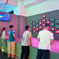 Mur interactif arène lancer cible enfants jeu LED activer jeux pour enfants adultes chambre arène
