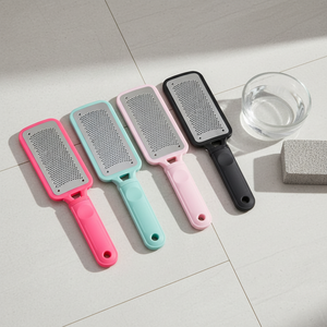 Venta al por mayor directa <span class=keywords><strong>de</strong></span> fábrica Lima exfoliante para pies <span class=keywords><strong>de</strong></span> acero inoxidable, modelo HS1065-8, para eliminar callosidades y piel muerta en pedicura - Product Image 2