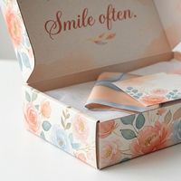 Boîte d'expédition personnalisée avec logo pour petites entreprises, boîte d'emballage en carton, boîte d'expédition en carton ondulé personnalisée