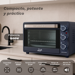 Grunkel Electric Oven 23L 1600W Easy Heat Countertop Model - Product Image 5