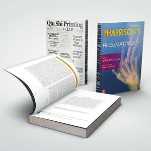 Harrisons Rhumatologie 3e manuel médical Impression Petit quantité minimale de commande Reliure à coudre Reliure parfaite - Product Image 2