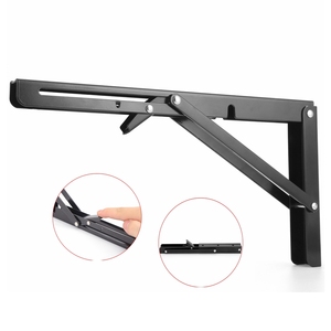 Bàn Gấp 12 Inch Giá Đỡ Băng Ghế Thấp Tam Giác Thép Có Thể Điều Chỉnh L Góc Tường Gắn Kệ Kim Loại Bàn Gấp - Product Image 2