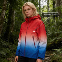 Veste imperméable respirante pour femme, équipement de montagne, avec capuche, légère, pour la randonnée, le trekking, l'escalade