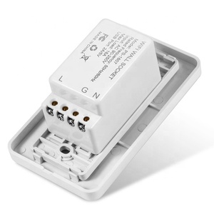 OEM inalámbrico de montaje en pared <span class=keywords><strong>Wifi</strong></span> Smart Tuya App Power US Alexa Google Voice Control remoto 2 Outlet1 Usb <span class=keywords><strong>Wifi</strong></span> doble enchufe de pared - Product Image 4