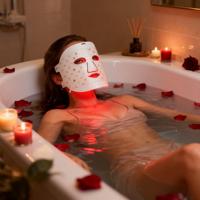 Sauna infrarouge magnétique fonctionnel à domicile portable avec machine de luminothérapie rouge avec masque facial EMS pour lifting du visage