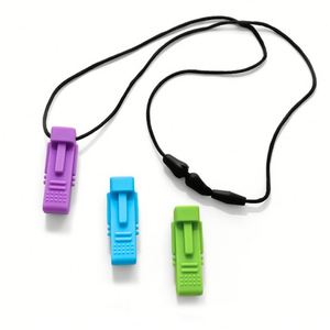 Nuevo diseño, juguete suave de silicona no tóxico, mordedor para masticar, ayudas motoras orales sensoriales para bebés autistas - Product Image 4