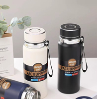 Thermos personnalisé en acier inoxydable 316, avec logo, à large ouverture, pour le sport et les voyages, isolation 12-24 heures, écologique, sans danger pour les aliments, grand format