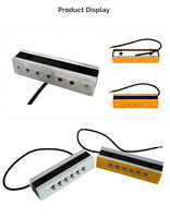 DC 12V/24V filaire Tunnel Guide signe plastique Rectangle LED clignotant délinéateur avec yeux de chat étanche IP68 panneaux routiers lumière