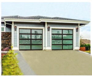 <span class=keywords><strong>Porte</strong></span> de <span class=keywords><strong>garage</strong></span> à vue complète pour <span class=keywords><strong>2</strong></span> <span class=keywords><strong>voitures</strong></span> avec ouverture à distance en métal encadré de plexiglas Portes d'entrée de voiture pliantes de la maison <span class=keywords><strong>Garage</strong></span> - Product Image 2