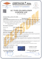 Plateforme élévatrice à ciseaux électrique autopropulsée portable certifiée CE, 4m-16m, petite table élévatrice hydraulique pour usage intérieur