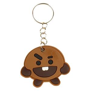 Cartoon Silicone <b>Keychain</b> Random Mixed Patterns Non Toxic Gift For Car Bag Keyring Pendant - Product Image 3