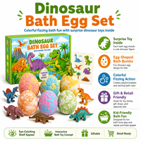 Bain pour enfants à thème dinosaure |   Jouet Dragon à l'intérieur |   Cadeau biologique végétalien amusant et pétillant |   Cadeau d'anniversaire de Pâques |   Personnalisation OEM