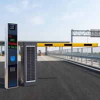 Abrepuertas Automático para Estacionamiento, Barrera de Estacionamiento y Sistema de Reconocimiento de Matrículas de Acero Inoxidable para Vehículos