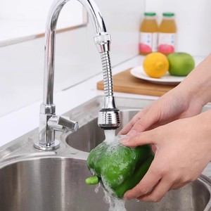 Extensor Flexible para Grifo de Baño, Cabezal Rociador Ahorrador de Agua, Burbujeador Anti-Salpicaduras, Adaptador de Boquilla para Fregadero/Ducha - Product Image 3