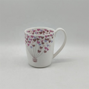 Ensemble de 3 tasses en céramique à motifs floraux en relief, <span class=keywords><strong>lotus</strong></span>, lavande, tulipe, poignée rose, tasse à thé, vente en gros - Product Image 6