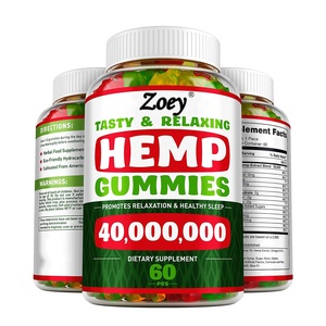 Gomitas de cáñamo OEM/ODM, 2021, plástico a prueba de olores, Etiqueta Privada, 6000 Mg, vitamina con Zinc, 60 recuentos - Product Image 1