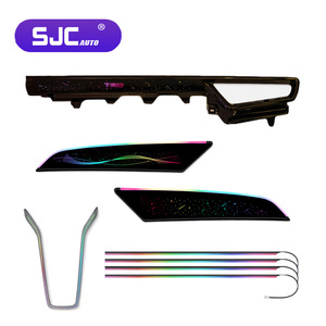 SJC 64 couleurs, éclairage ambiant pour voiture, pour Toyota <span class=keywords><strong>Corolla</strong></span> Cross/Frontlander <span class=keywords><strong>2022</strong></span>-2024, LHD/RHD, accessoires de décoration lumineuse d'ambiance - Product Image 1