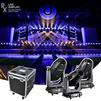 Projecteur de scène motorisé DMX à faisceau mixte couleur, programmable, pour concerts, groupes, bars et spectacles en direct - Offre Spéciale RX