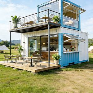 Casas Prefabricadas de Dos Pisos Expandibles, Tienda de Contenedores de Lujo, Tienda de Comida Rápida - Product Image 3