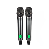 Mikrofon Nirkabel BHA BK688 True Diversity 300M UHF Jangkauan Dapat Diatur untuk Pertunjukan, Harga Grosir Pabrik 12 Tahun, OEM