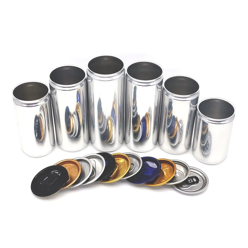 Meistverkaufte bedruckte leere Aluminiumdosen für Getränke Aluminium-Getrinkdosen mit kundenspezifischem Service in Farben