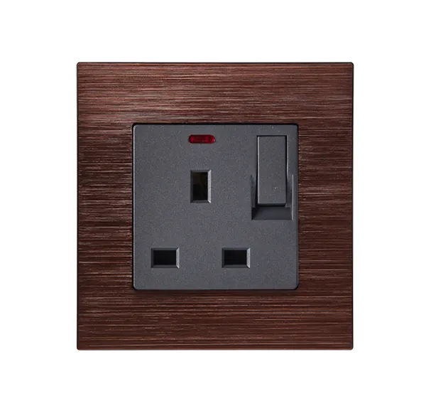 British Standard Home Wall Universal Switches And Socket Electrical 100000 Times 90-250V CN ZHE 250 V MVAVA Logo 16A 13 CE