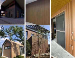 Panique achat WPC panneau mural extérieur dernière génération revêtement mural WPC durable et coloré - Product Image 3