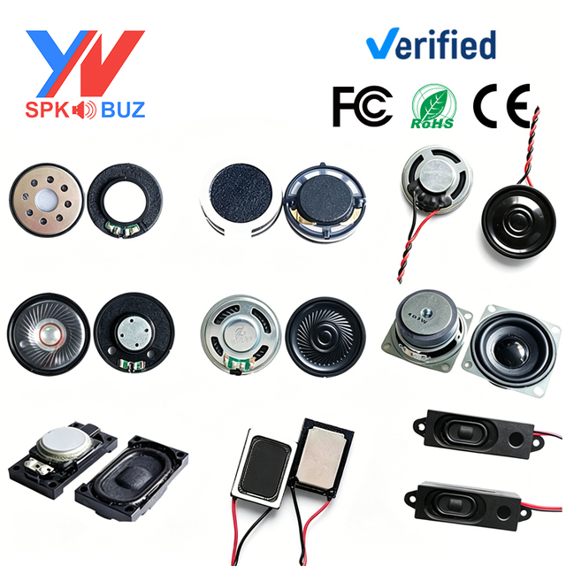 Factory Custom Micro Full Frequency Speaker 4Ohms/8Ohms 1W/2W/3W Cavity/Mylar/Multimedia Speaker Driver Unit for Smart Products