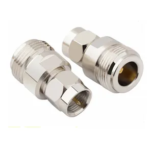 Adaptador conector n fêmea para macho f