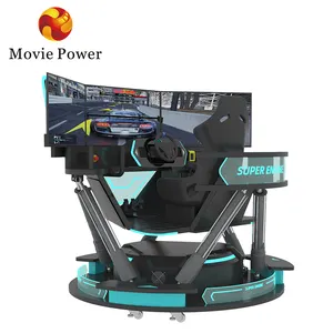 Factory Price VR Racing Simulator 3 Screen F1 Simulator Motion Dynamic 9D VR Racing Car Game