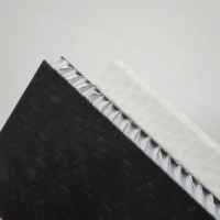 Panneau en nid d'abeille en fibre de verre haute performance, panneau composite en fibre de verre résistant aux intempéries, panneau sandwich pour pont de navire, marine