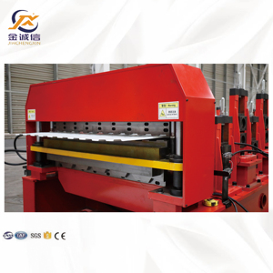 Machine de formage à froid automatique à grande vitesse pour tôles métalliques à double couche, machine de formage à froid pour tuiles de <span class=keywords><strong>toiture</strong></span> IBR - Product Image 2