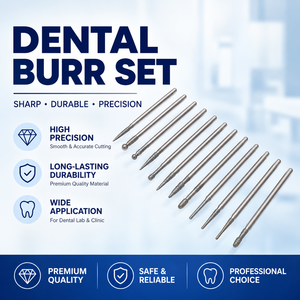 Fresas Dentales de Diamante de Alta Velocidad para Pulido, Varias Formas, Cabezales de Pulido Dental para Preparación de Dientes - Product Image 1