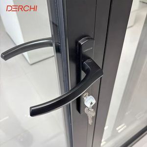 कस्टम सुरक्षा द्वि-गुना एल्यूमीनियम बाइबिल पैटियो दरवाजे - Product Image 5