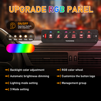 Panneau de commande sans fil à 6 interrupteurs avec rétroéclairage LED, faisceau de câblage pré-câblé et système de relais à fusibles pour véhicules tout-terrain, Jeep, camions, bateaux, camping-cars